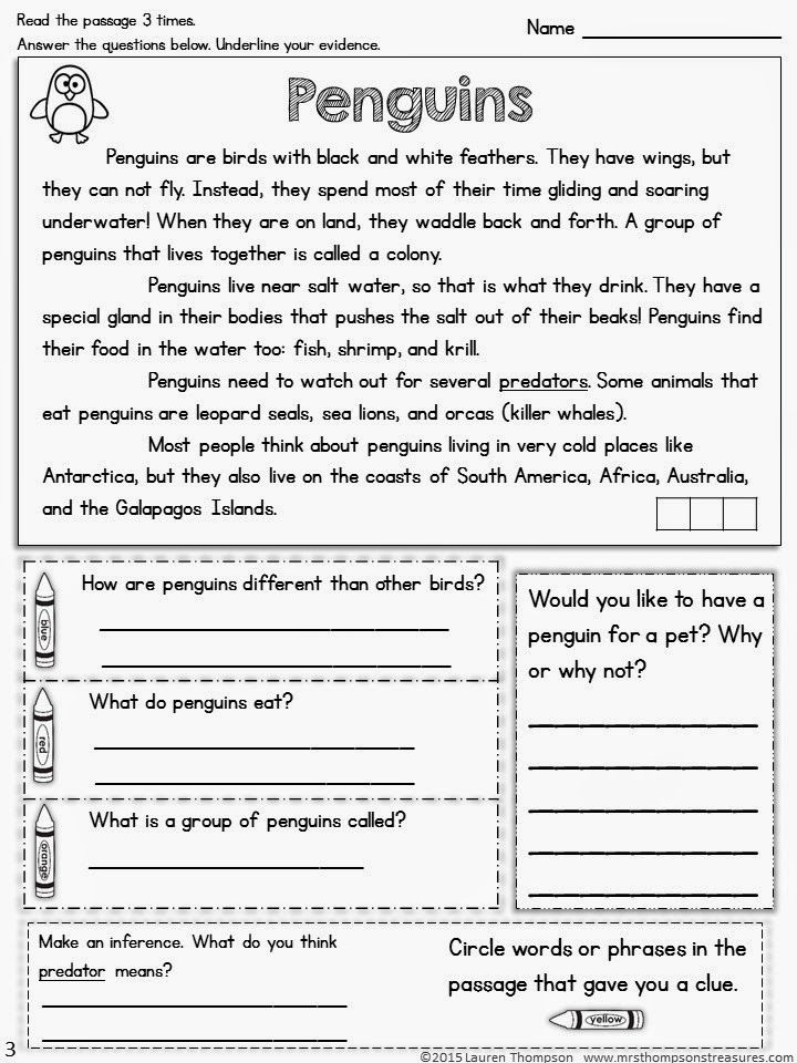 21 Free 2Nd Grade Reading Comprehension Worksheets