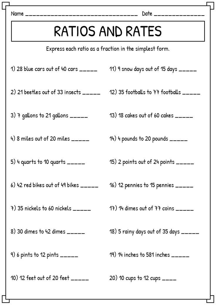 21 Free 9Th Grade Math Worksheets