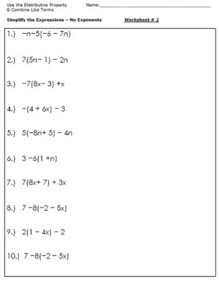 21 Free 9Th Grade Math Worksheets