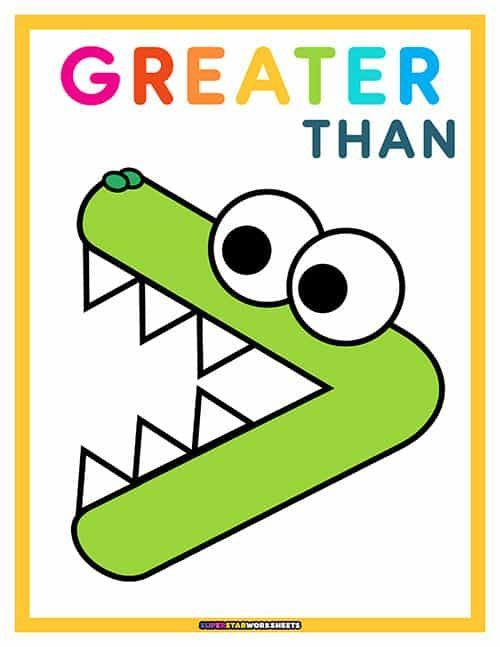 21 Greater Than Less Than Equal To Worksheets For Kindergarten