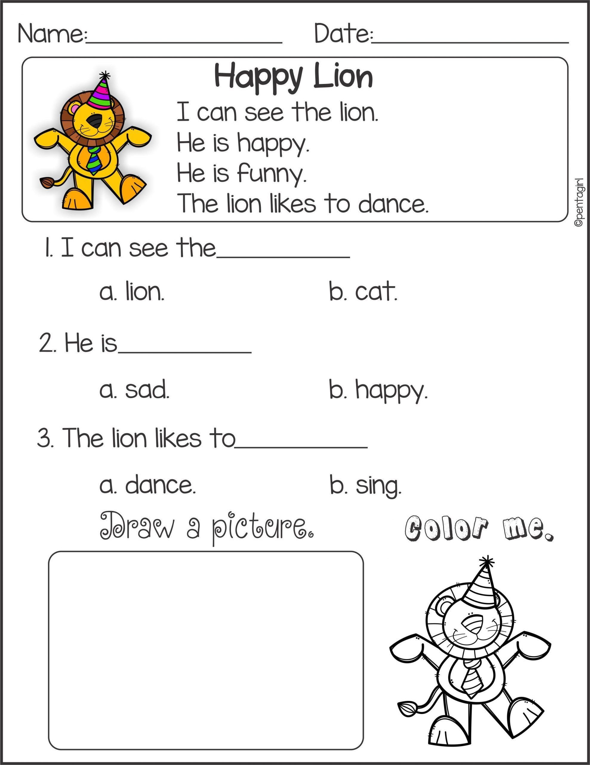 21 Kids Worksheets Preschool Kindergarten English