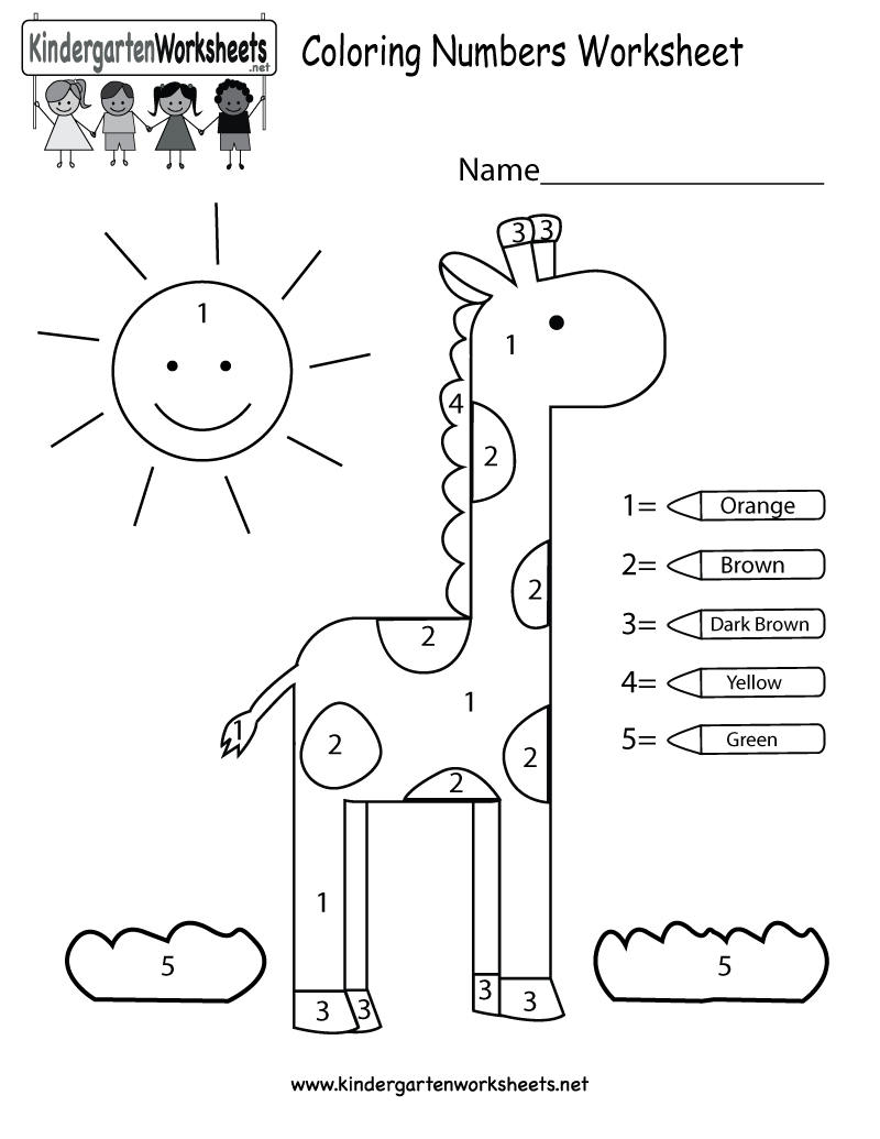 21 Kindergarten Math Worksheets Coloring