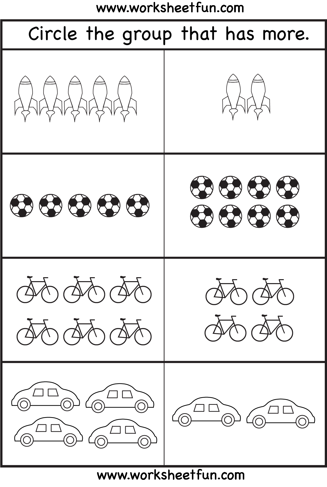 21 Kindergarten Math Worksheets Coloring