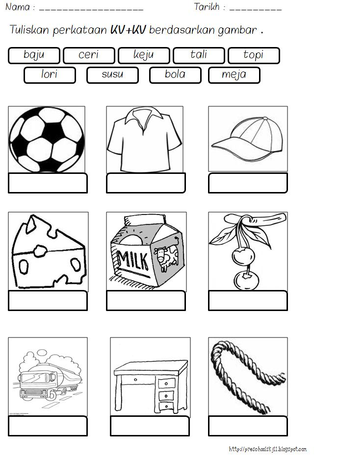 21 Kindergarten Worksheets Bahasa Indonesia