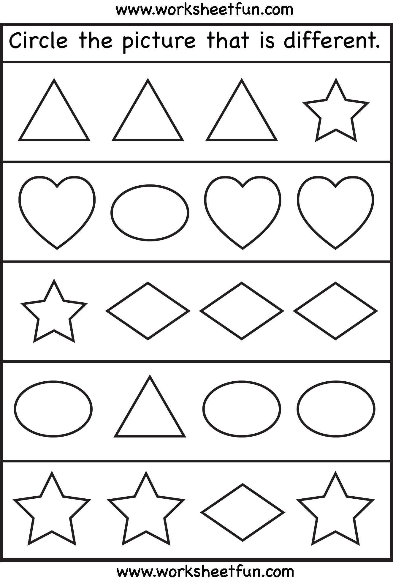 21 Kindergarten Worksheets Black And White