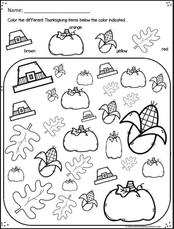 21 Kindergarten Worksheets Black And White