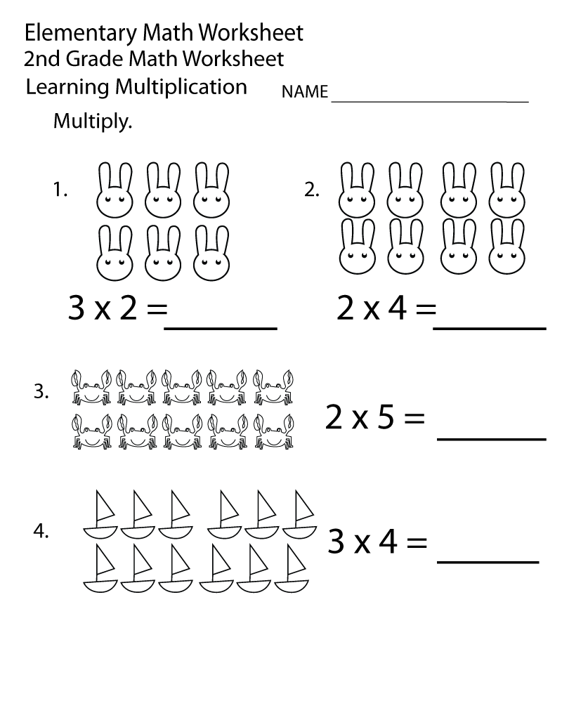 21 Math Multiplication Worksheets For Grade 2