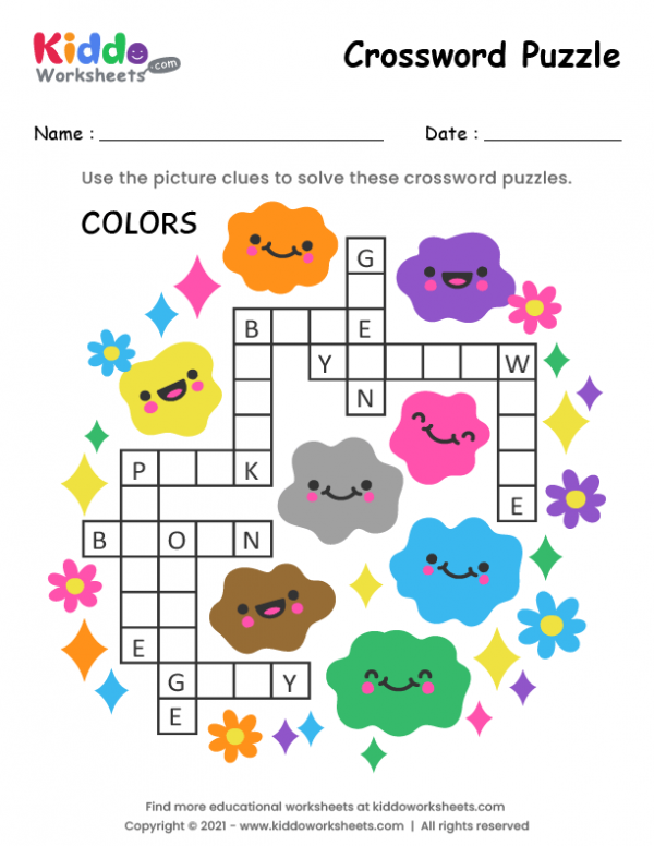 21 Puzzles Worksheets For Kindergarten