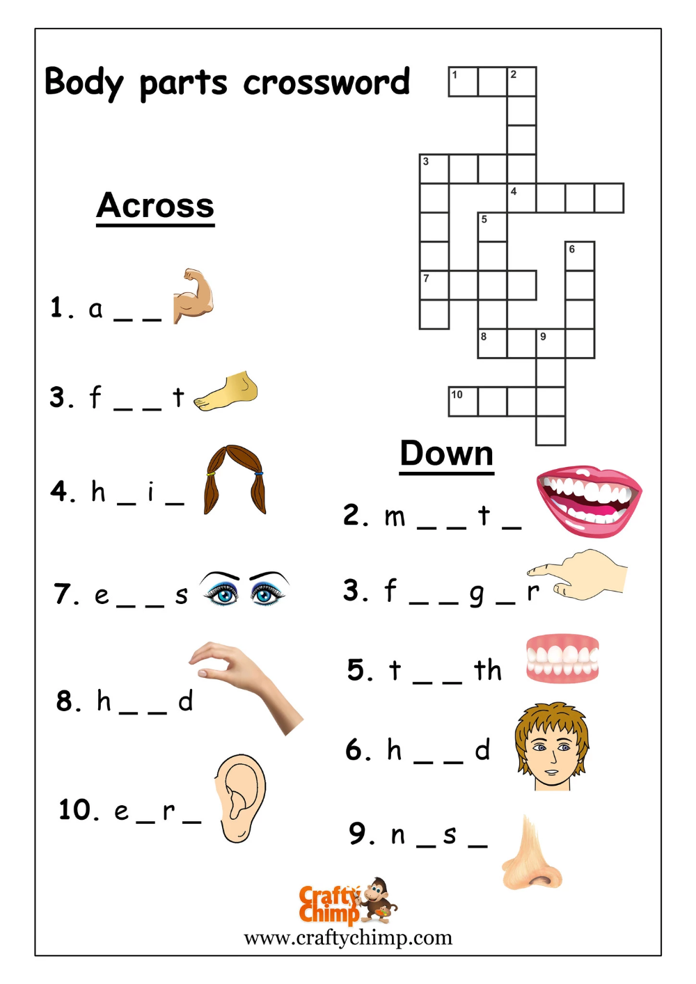 21 Puzzles Worksheets For Kindergarten