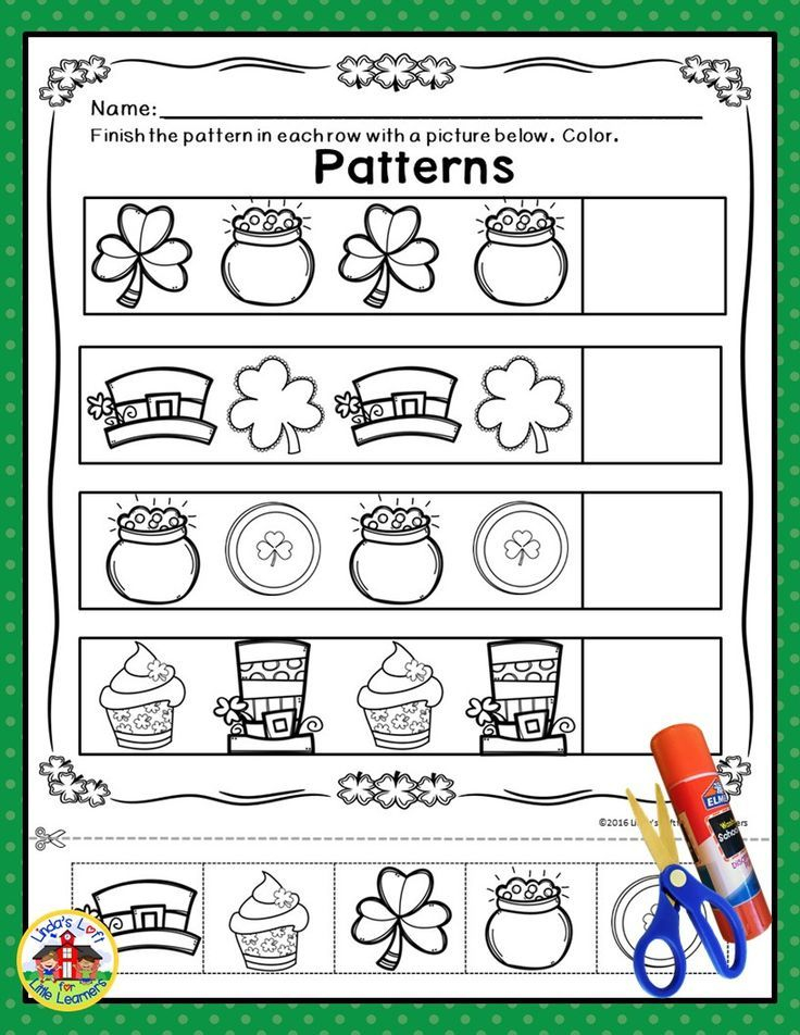 21 St Patricks Day Math Worksheets Preschool