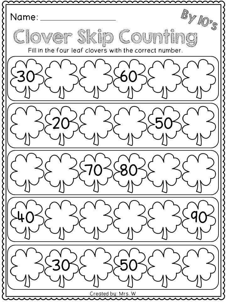 21 St Patricks Day Math Worksheets Preschool