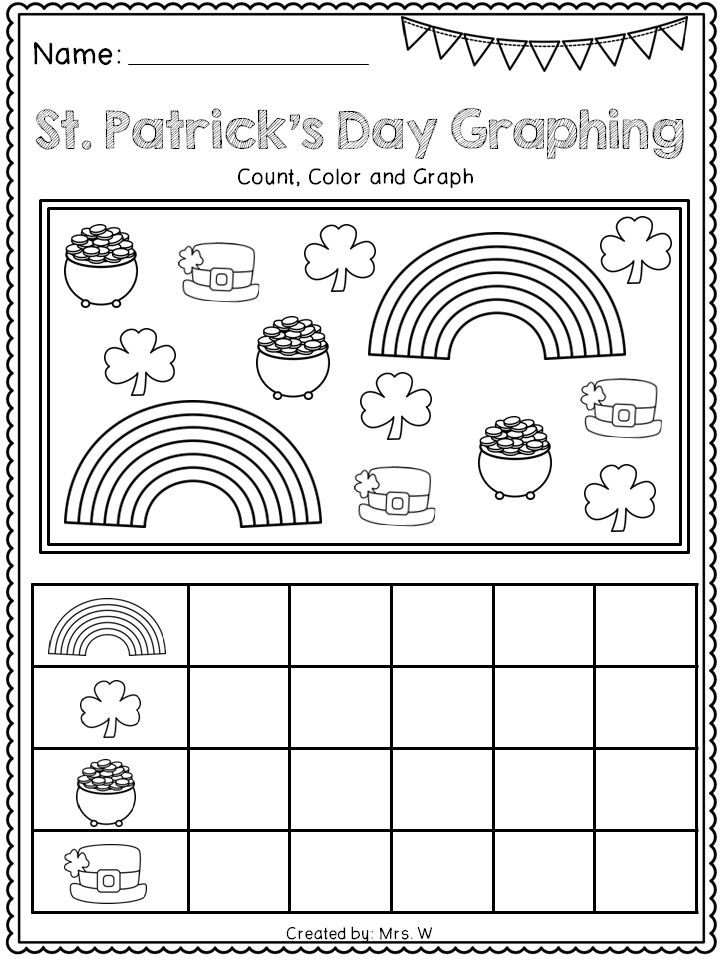 21 St Patricks Day Math Worksheets Preschool