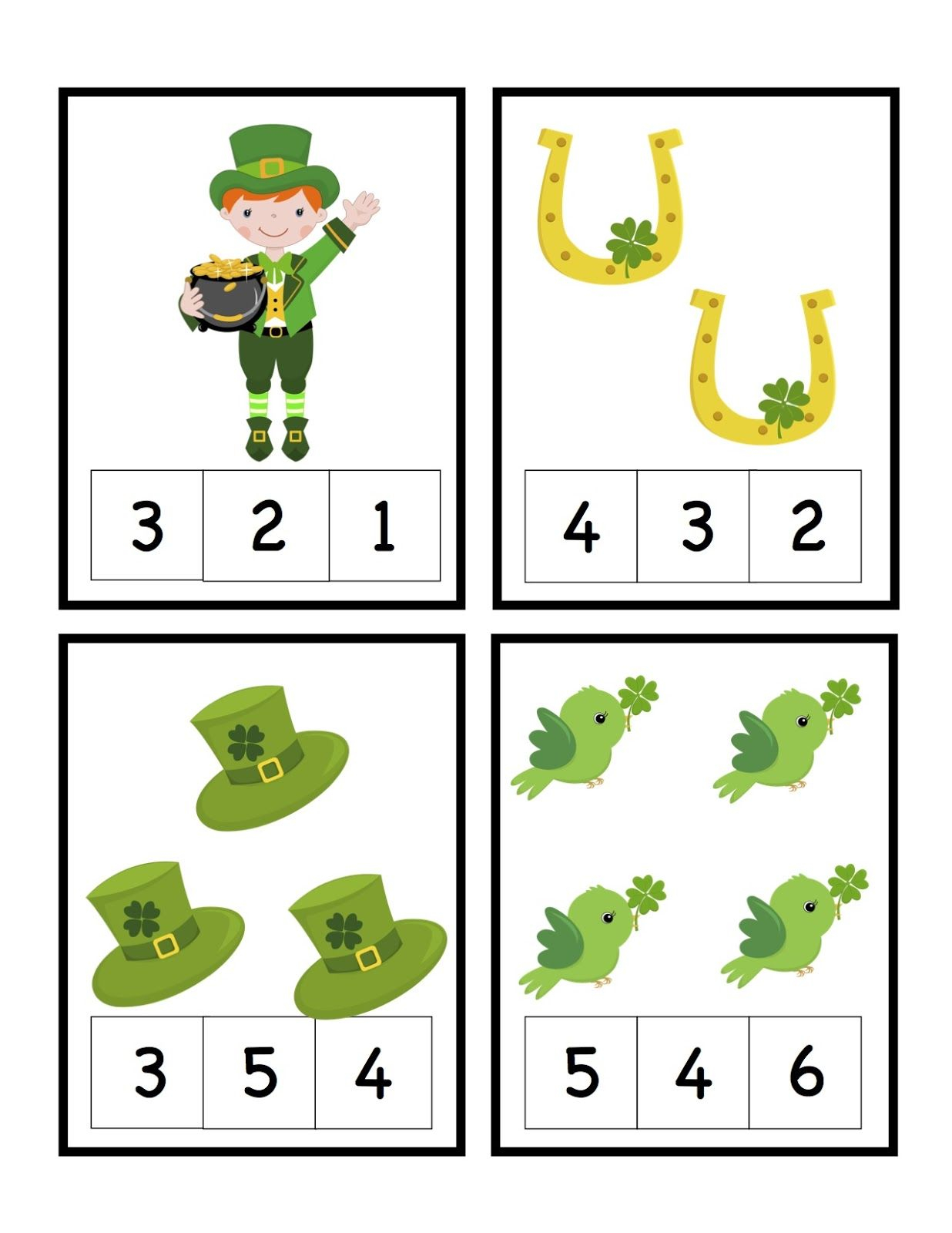21 St Patricks Day Math Worksheets Preschool