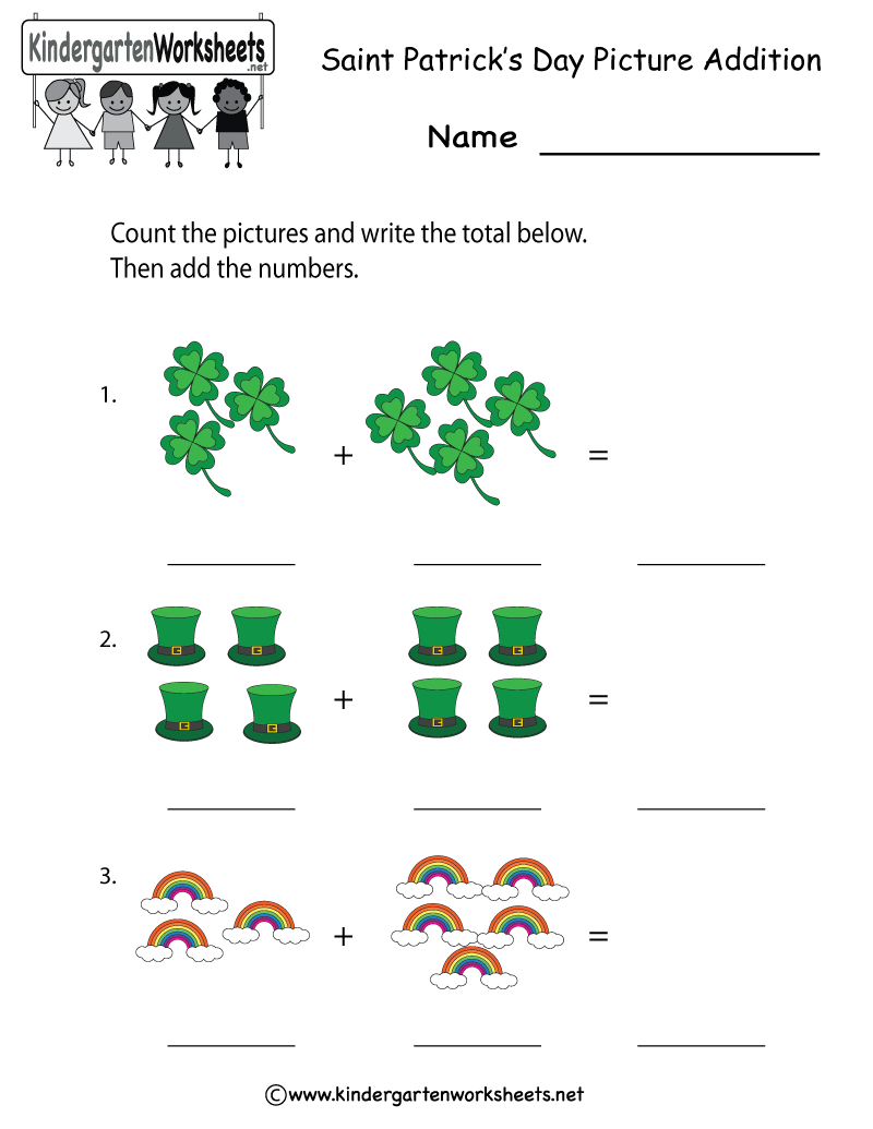 21 St Patricks Day Math Worksheets Preschool