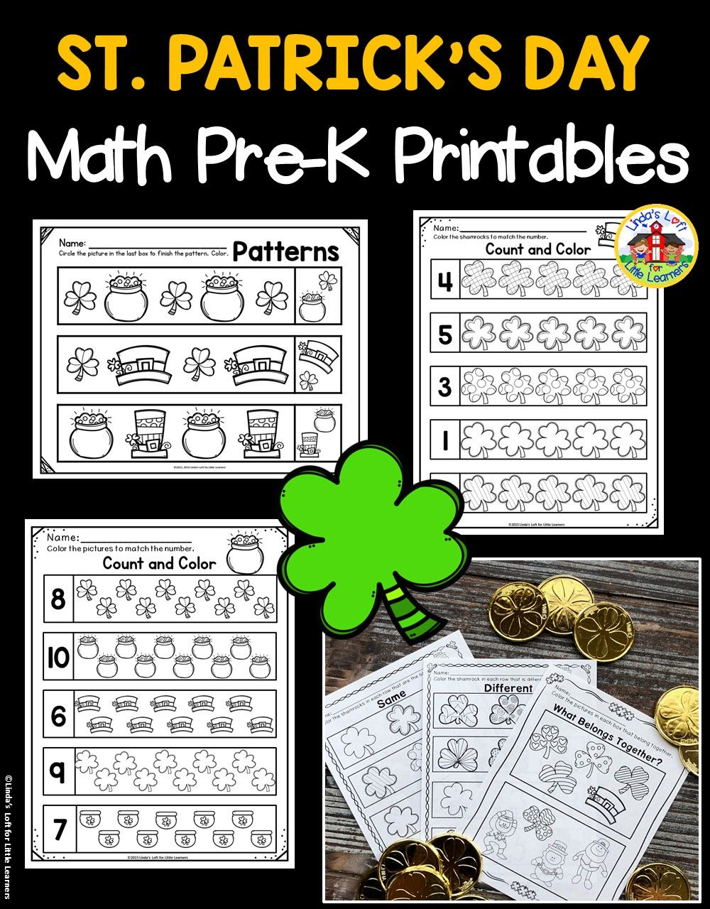 21 St Patricks Day Math Worksheets Preschool