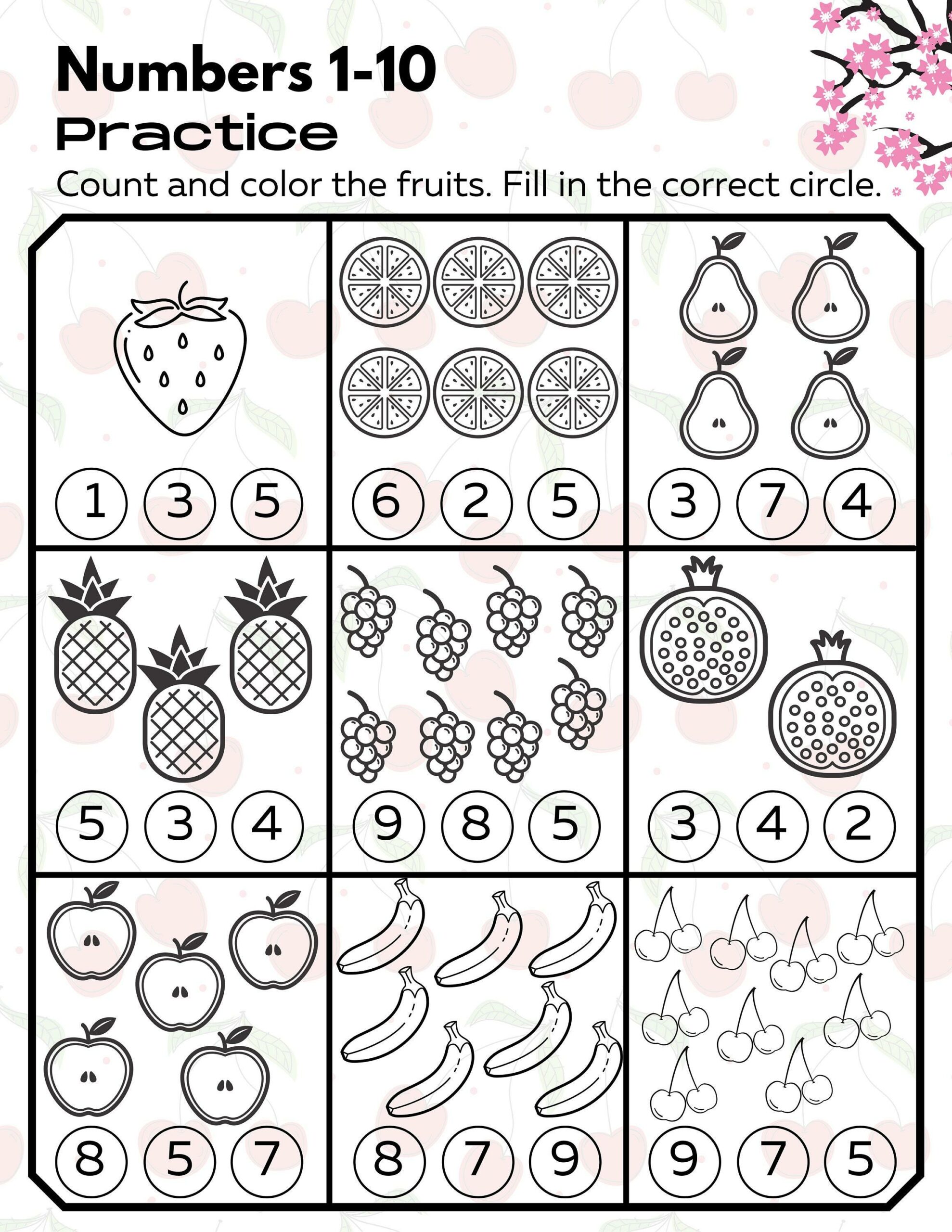 24 Kindergarten Math Worksheets Preschool1st Grade Math Children