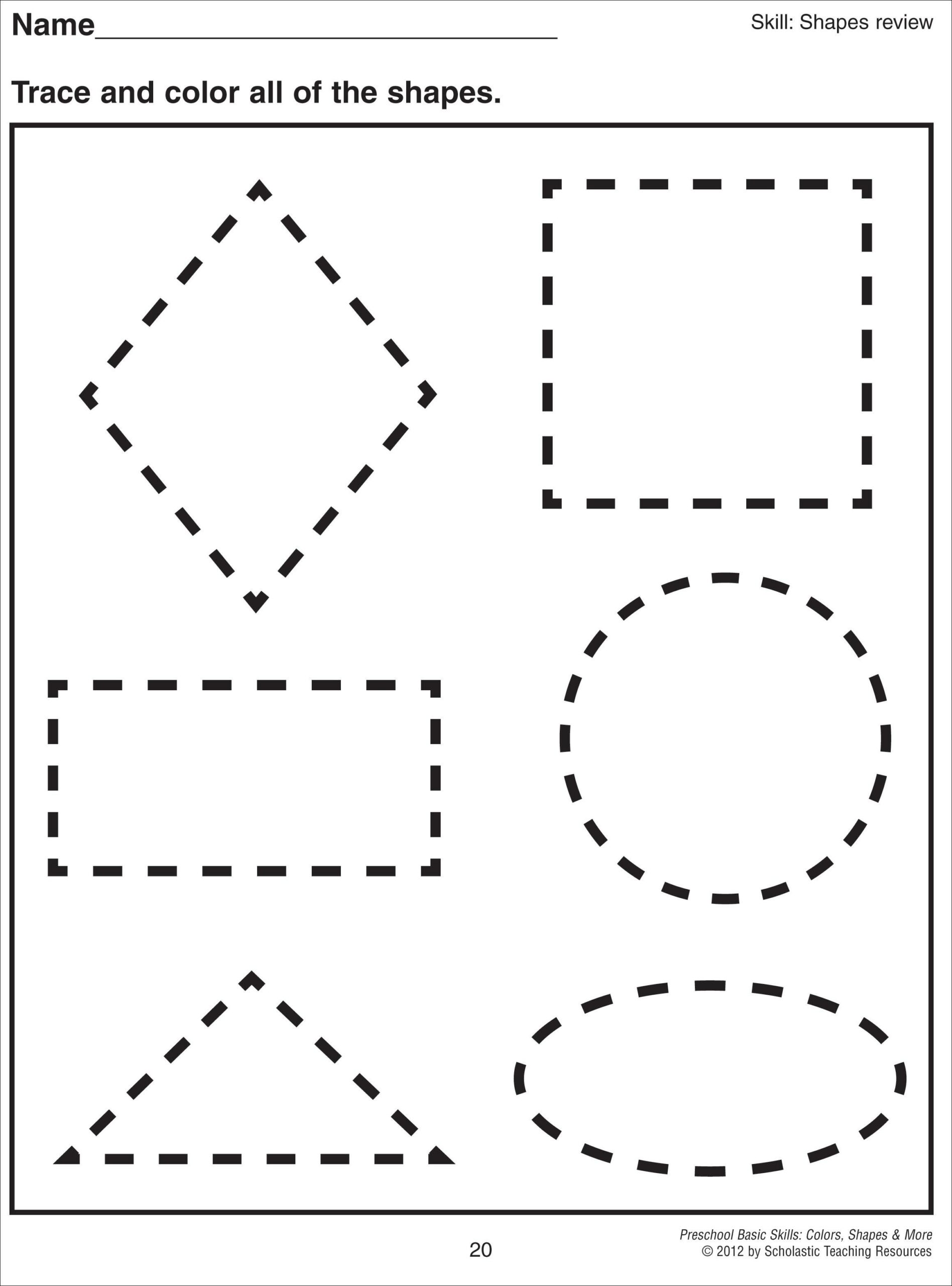 5 Best Images of Basic Shape Preschool Printables Basic Shapes
