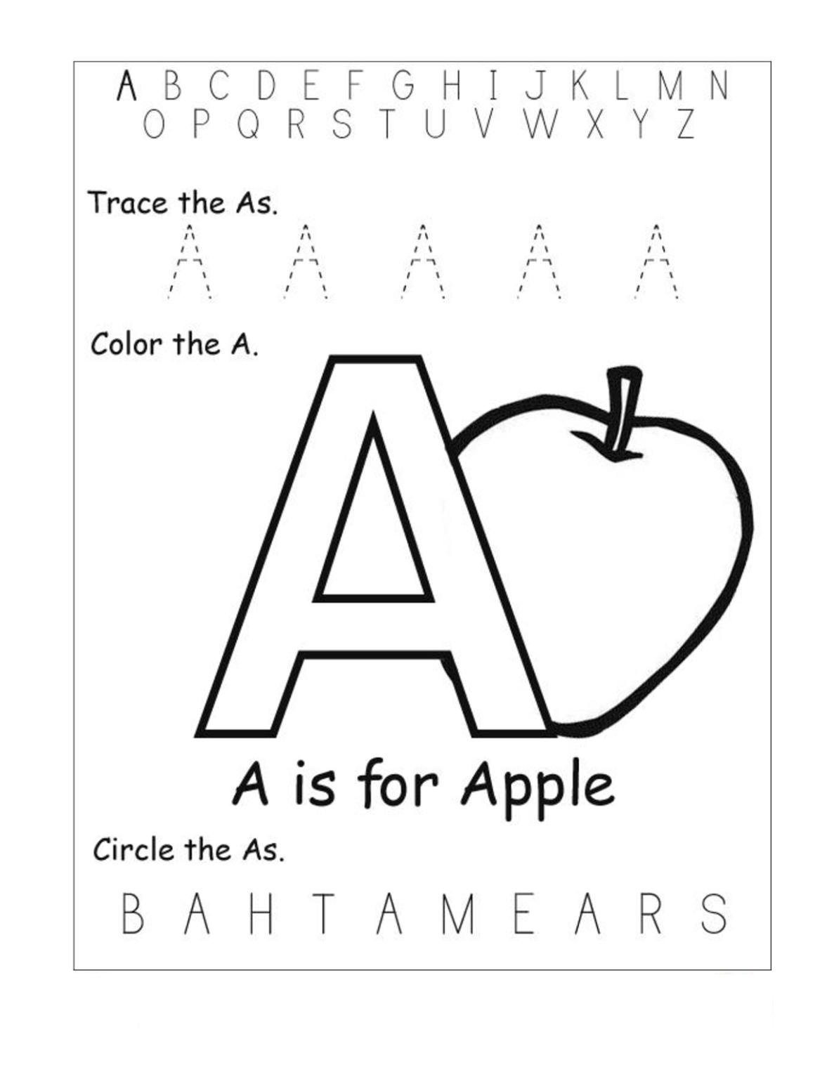 Free Abc Worksheets For Pre K Activity Shelter pertaining to Free