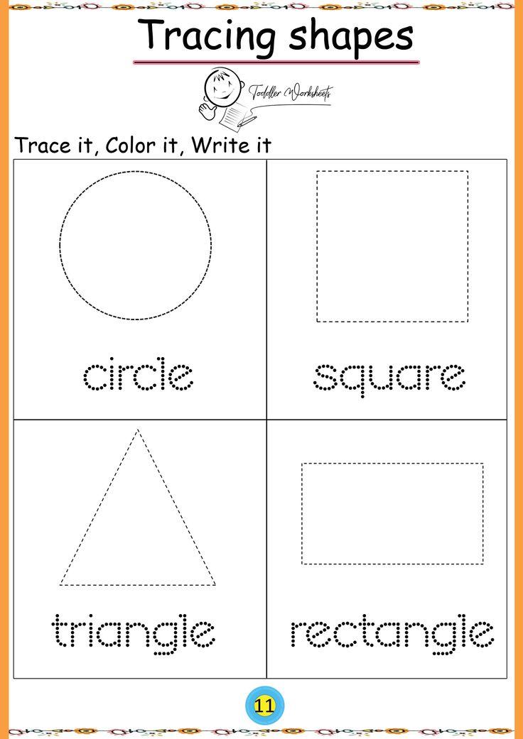 Shapes Worksheets For Preschool Free Printables Shape E79 Shape