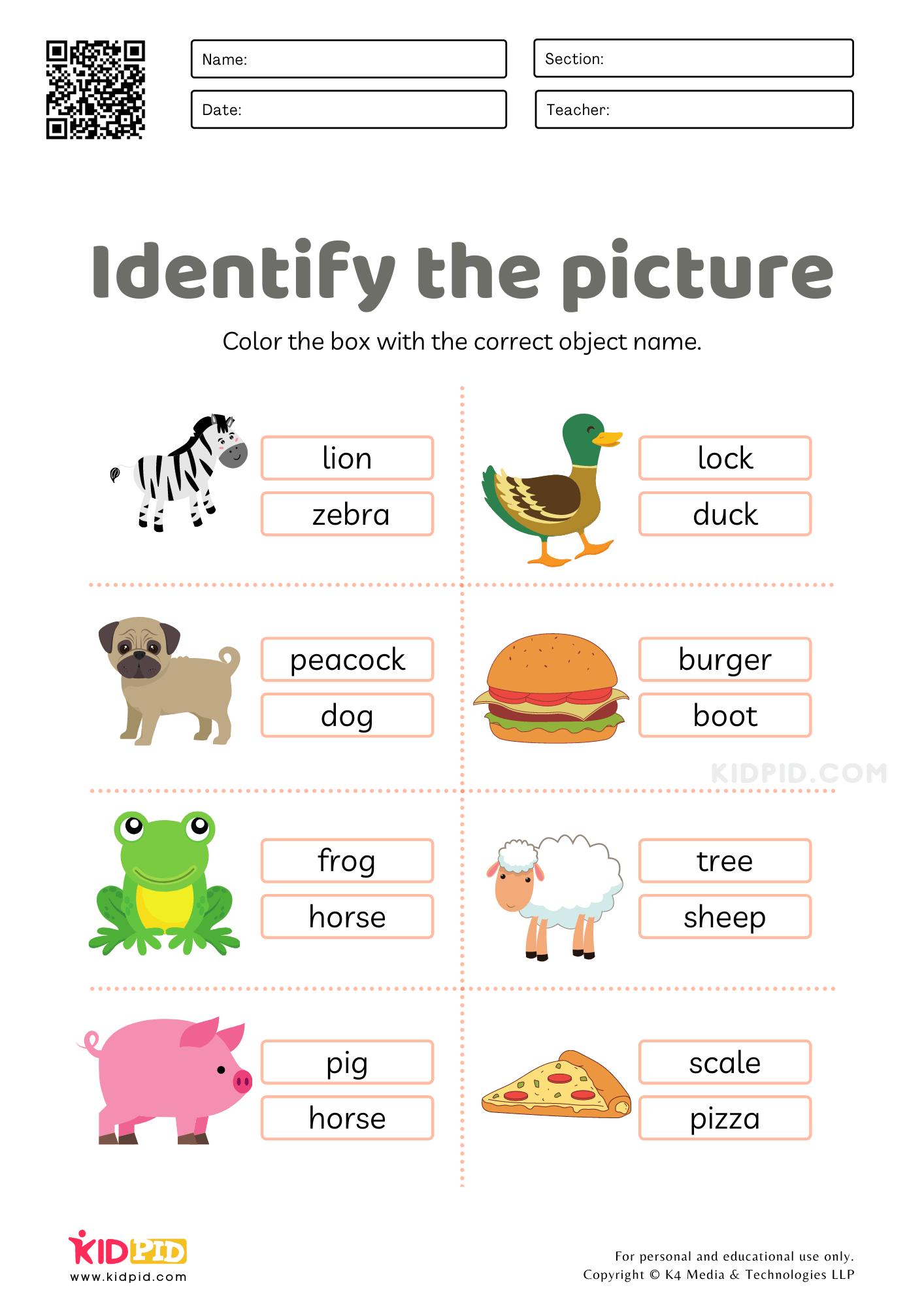 Worksheets for Preschool Free Download Kidpid