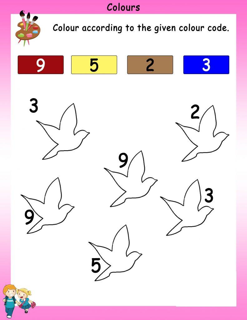 worksheet for nursery 2 Educative Printable